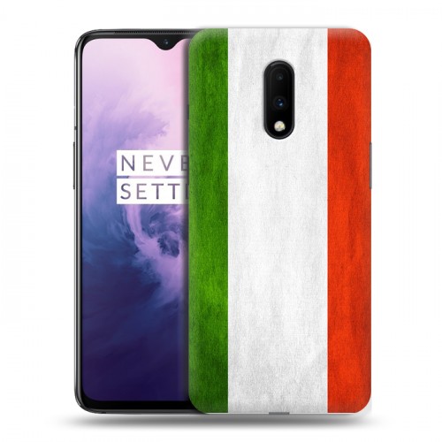 Дизайнерский пластиковый чехол для OnePlus 7 Флаг Италии