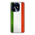 Дизайнерский силиконовый с усиленными углами чехол для Tecno Spark 10 Pro Флаг Италии