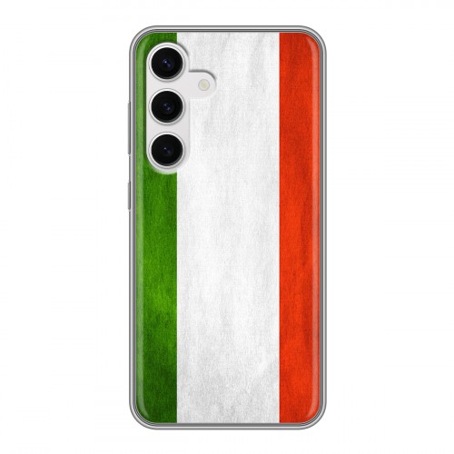 Дизайнерский силиконовый чехол для Samsung Galaxy S24 Флаг Италии