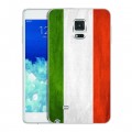 Дизайнерский пластиковый чехол для Samsung Galaxy Note Edge Флаг Италии