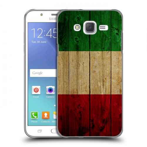 Дизайнерский пластиковый чехол для Samsung Galaxy J5 Флаг Италии