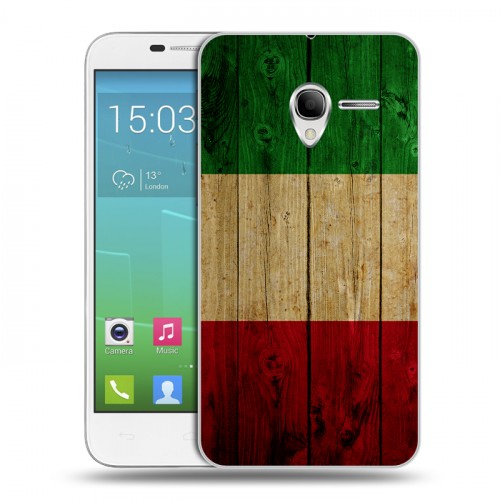 Дизайнерский силиконовый чехол для Alcatel One Touch POP 3 5 Флаг Италии
