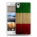Дизайнерский пластиковый чехол для HTC Desire 728 Флаг Италии