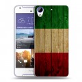Дизайнерский пластиковый чехол для HTC Desire 830 Флаг Италии