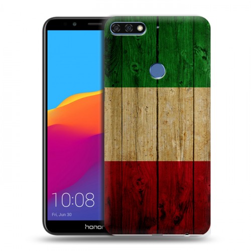Дизайнерский пластиковый чехол для Huawei Honor 7C Pro Флаг Италии