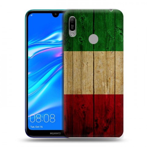 Дизайнерский пластиковый чехол для Huawei Y6 (2019) Флаг Италии