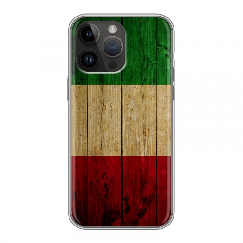 Дизайнерский силиконовый чехол для Iphone 14 Pro Max Флаг Италии