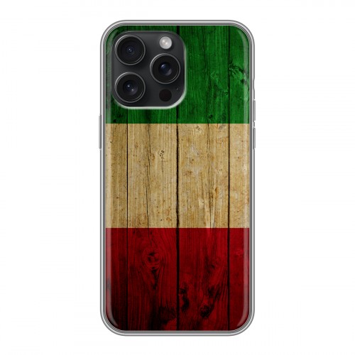 Дизайнерский пластиковый чехол для Iphone 15 Pro Max Флаг Италии