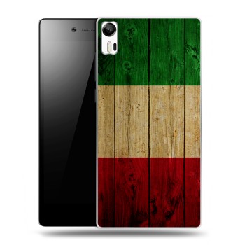 Дизайнерский силиконовый чехол для Lenovo Vibe Shot Флаг Италии (на заказ)