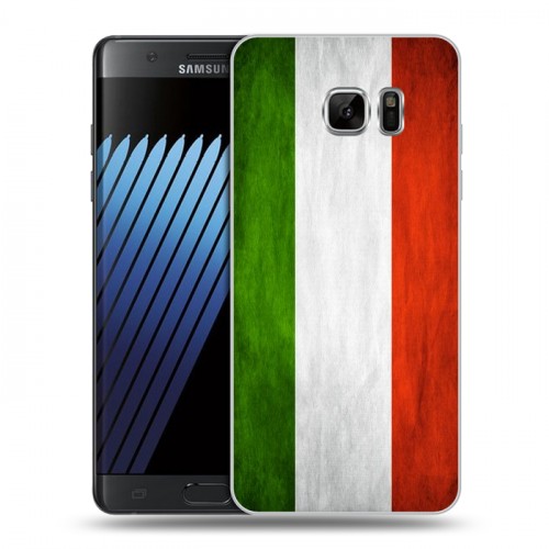 Дизайнерский пластиковый чехол для Samsung Galaxy Note 7 Флаг Италии