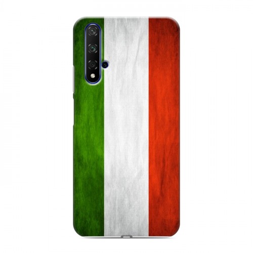 Дизайнерский пластиковый чехол для Huawei Honor 20 Флаг Италии
