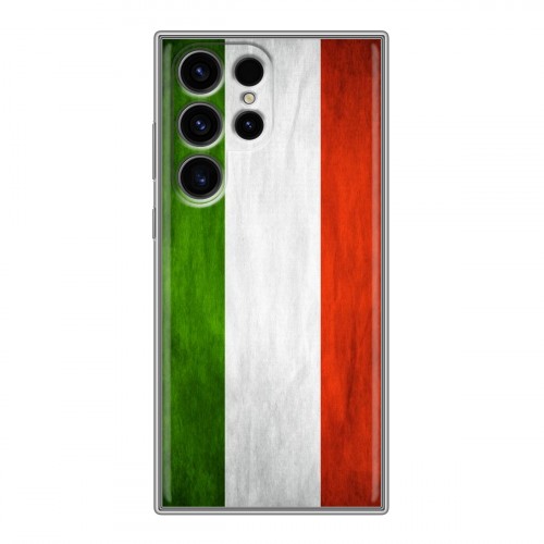 Дизайнерский пластиковый чехол для Samsung Galaxy S24 Ultra Флаг Италии