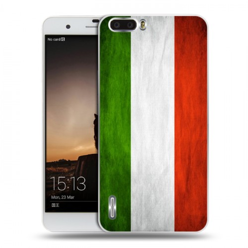 Дизайнерский пластиковый чехол для Huawei Honor 6 Plus Флаг Италии