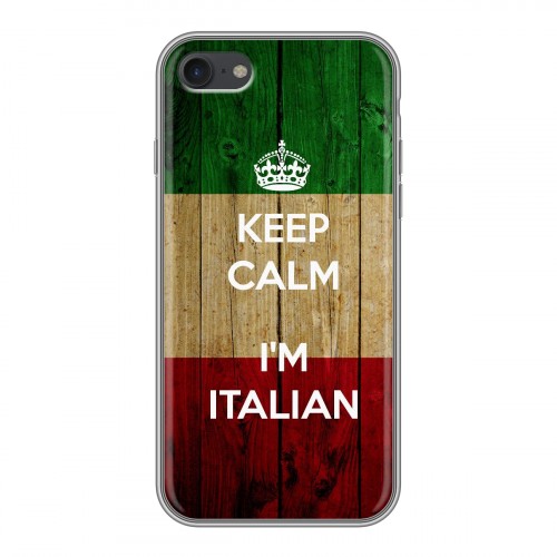 Дизайнерский силиконовый чехол для Iphone 7 Флаг Италии