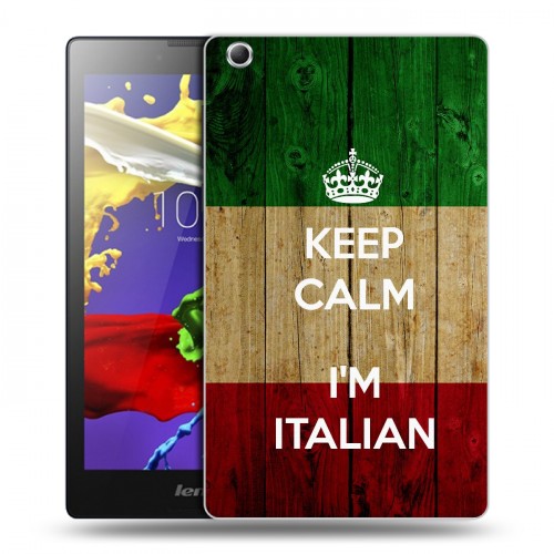 Дизайнерский силиконовый чехол для Lenovo Tab 3 7 Essential Флаг Италии