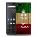 Дизайнерский пластиковый чехол для BlackBerry KEY2 Флаг Италии