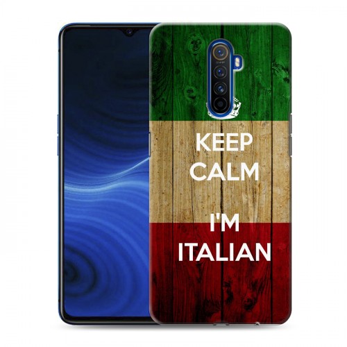 Дизайнерский силиконовый с усиленными углами чехол для Realme X2 Pro Флаг Италии
