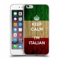 Дизайнерский силиконовый чехол для Iphone 6 Plus/6s Plus Флаг Италии