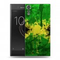 Дизайнерский пластиковый чехол для Sony Xperia XZs Флаг Ямайки