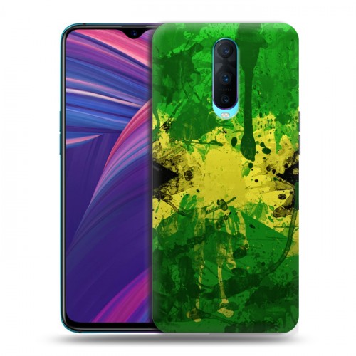 Дизайнерский пластиковый чехол для OPPO RX17 Pro Флаг Ямайки