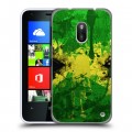 Дизайнерский пластиковый чехол для Nokia Lumia 620 Флаг Ямайки