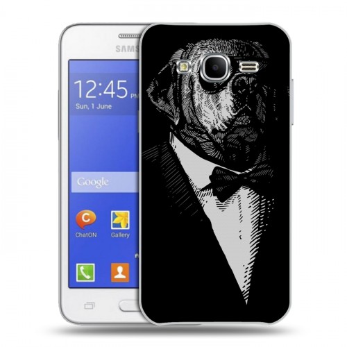Дизайнерский силиконовый чехол для Samsung Galaxy J7 Хищные джентльмены