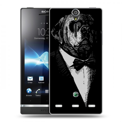 Дизайнерский пластиковый чехол для Sony Xperia S Хищные джентльмены