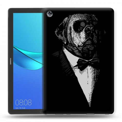 Дизайнерский силиконовый чехол для Huawei MediaPad M5 10.8 Хищные джентльмены