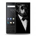 Дизайнерский пластиковый чехол для BlackBerry KEY2 Хищные джентльмены