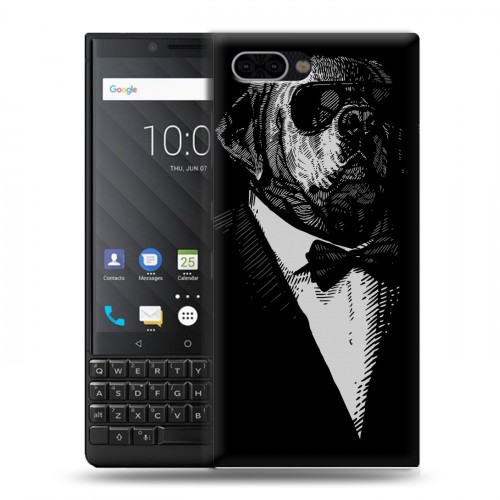 Дизайнерский пластиковый чехол для BlackBerry KEY2 Хищные джентльмены