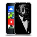 Дизайнерский пластиковый чехол для Nokia Lumia 620 Хищные джентльмены