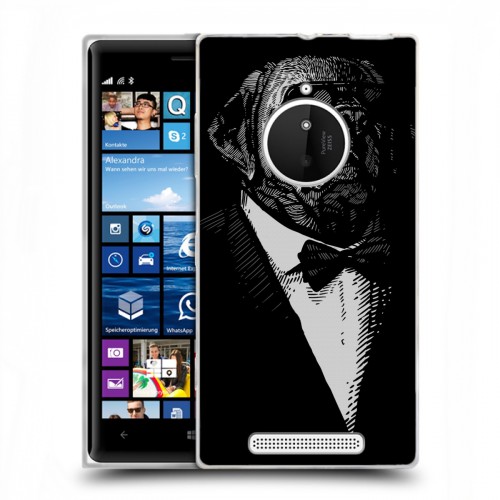 Дизайнерский пластиковый чехол для Nokia Lumia 830 Хищные джентльмены