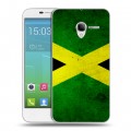 Дизайнерский силиконовый чехол для Alcatel One Touch POP 3 5 Флаг Ямайки