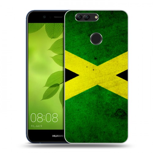 Дизайнерский пластиковый чехол для Huawei Nova 2 Plus Флаг Ямайки