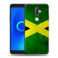 Дизайнерский пластиковый чехол для Alcatel 3V Флаг Ямайки
