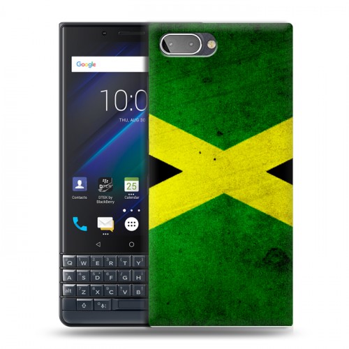 Дизайнерский пластиковый чехол для BlackBerry KEY2 LE Флаг Ямайки