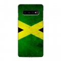 Дизайнерский силиконовый чехол для Samsung Galaxy S10 Флаг Ямайки