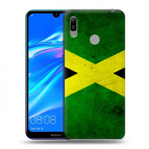 Дизайнерский пластиковый чехол для Huawei Y6 (2019) Флаг Ямайки