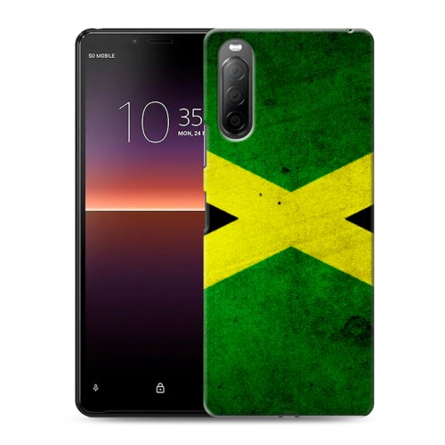 Дизайнерский пластиковый чехол для Sony Xperia 10 II Флаг Ямайки