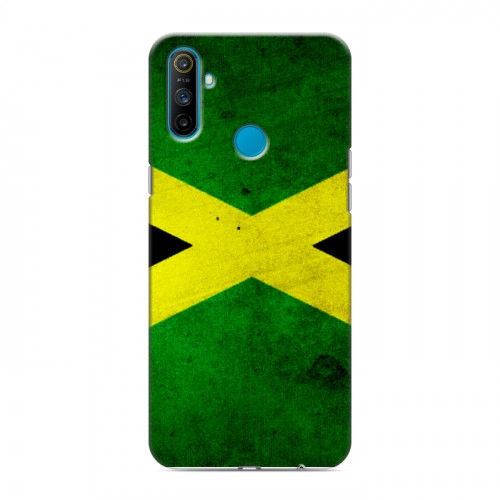 Дизайнерский пластиковый чехол для Realme C3 Флаг Ямайки