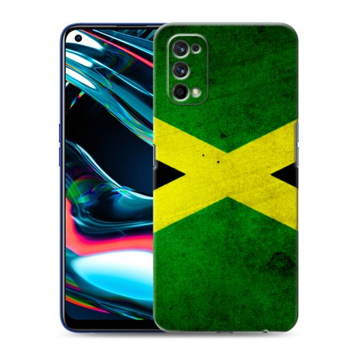 Дизайнерский силиконовый с усиленными углами чехол для Realme 7 Pro Флаг Ямайки