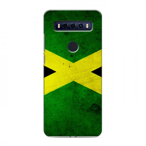 Дизайнерский пластиковый чехол для TCL 10 SE Флаг Ямайки