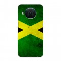 Дизайнерский пластиковый чехол для Nokia X10 Флаг Ямайки