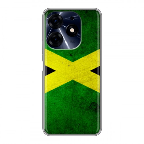 Дизайнерский пластиковый чехол для Tecno Spark 10 Pro Флаг Ямайки