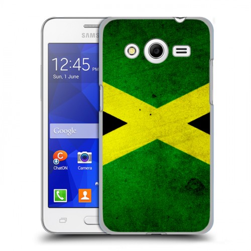 Дизайнерский пластиковый чехол для Samsung Galaxy Core 2 Флаг Ямайки