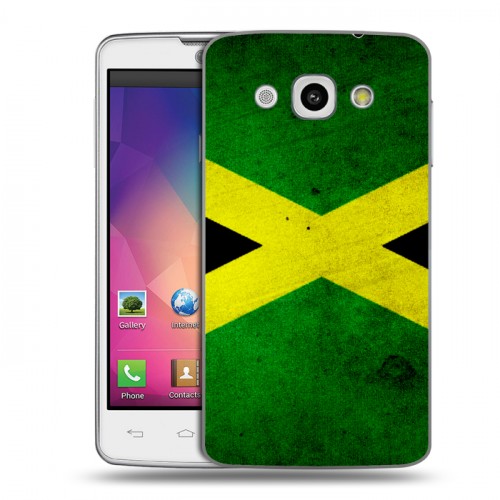 Дизайнерский пластиковый чехол для LG L60 Флаг Ямайки