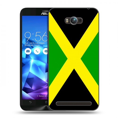 Дизайнерский пластиковый чехол для ASUS ZenFone Max Флаг Ямайки