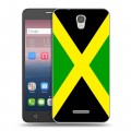 Дизайнерский силиконовый чехол для Alcatel Pop 4 Флаг Ямайки