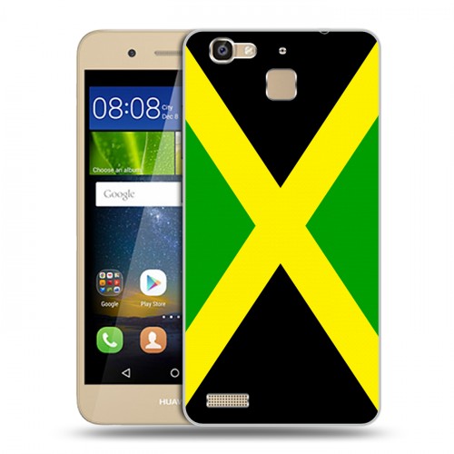 Дизайнерский пластиковый чехол для Huawei GR3 Флаг Ямайки