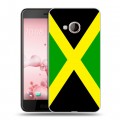 Дизайнерский пластиковый чехол для HTC U Play Флаг Ямайки